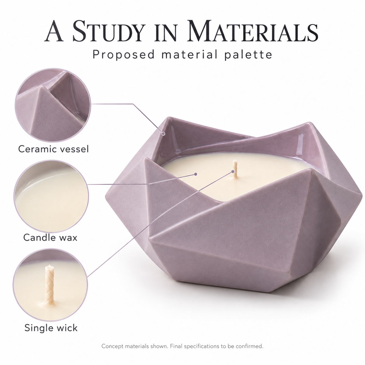 Geometric Scented Candle