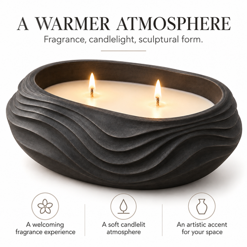 Contour Sculptural Candle