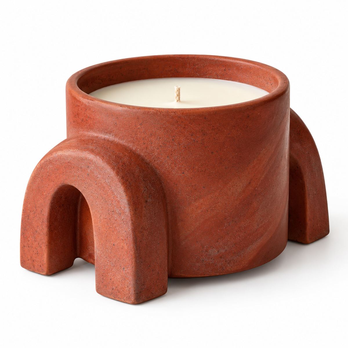 Arch Sculptural Ceramic Candle