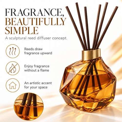 Amber Facet Reed Diffuser